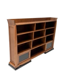 1920s Art Deco Open Bookcase by Paul Bromberg for H. Pander